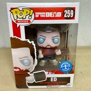 Funko Pop Vinyl Shaun of the Dead Ed Zombie Underground Toys 259 Vaulted